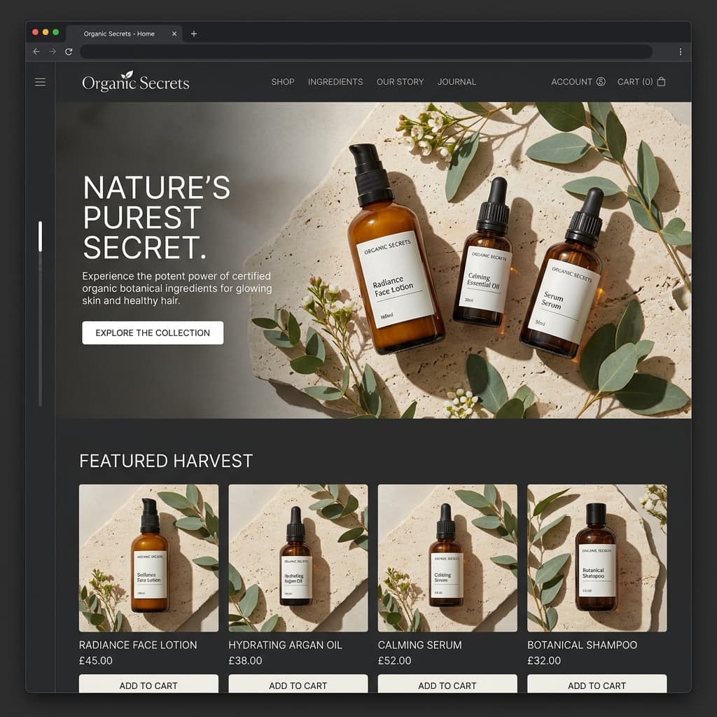Organic Secrets - Organic Skin & Hair Care